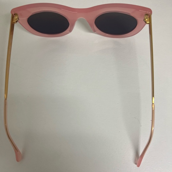 Illesteva Boca II Monochromatic Cat-Eye Sunglasses, Pink - Picture 5 of 6